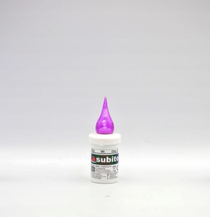 WKŁAD LED SUBITO S-5 NA BATERIE 1SZT RÓŻNE KOLORY DŁUGI CZAS ŚWIECENIA