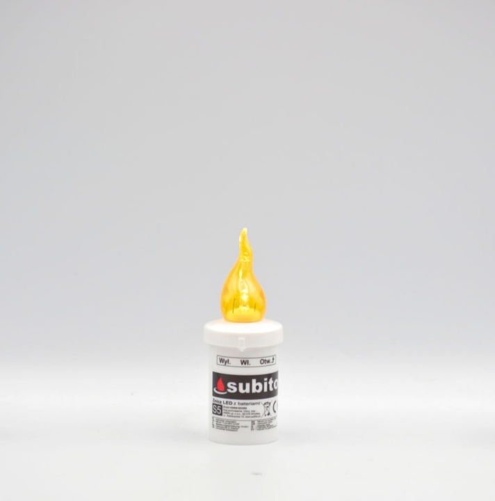 WKŁAD LED SUBITO S-5 NA BATERIE 1SZT RÓŻNE KOLORY DŁUGI CZAS ŚWIECENIA