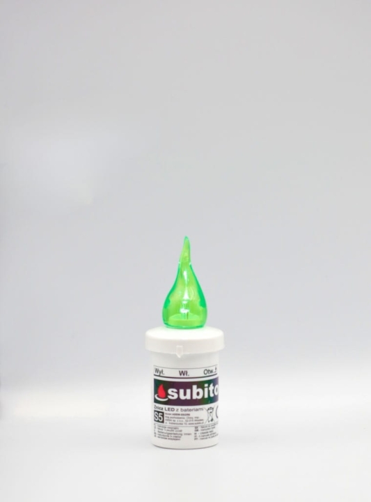 WKŁAD LED SUBITO S-5 NA BATERIE 1SZT RÓŻNE KOLORY DŁUGI CZAS ŚWIECENIA