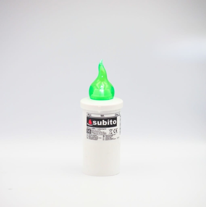 WKŁAD LED SUBITO S-6 NA BATERIE 1SZT RÓŻNE KOLORY DŁUGI CZAS ŚWIECENIA