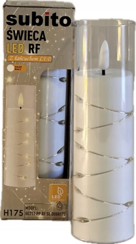Świeca LED Subito do znicza Wkład do znicza Świeczka Led