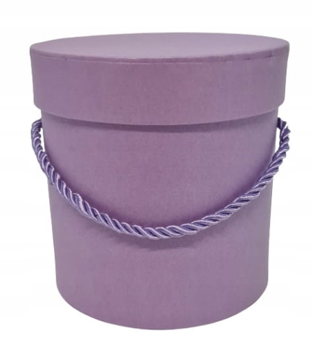 Pudełko Prezentowe Flower Box Lilac Lawendowe Lawenda Pojedyncze Małe