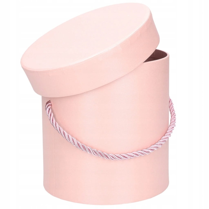 Pudełko Prezentowe Flower Box 2w1 Zestaw 2 Brokatowe Róż Różowe Brokat Deko