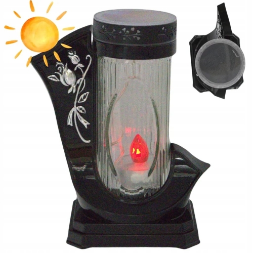 Znicz Solar Solarny Żagiel Wstęga jakość Na słońce jakość Na cmentarz