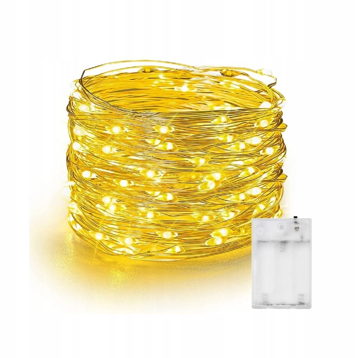 Lampki choinkowe Vipolimex wewnątrz 5m 50 lampek Lampki LED Dekoracja