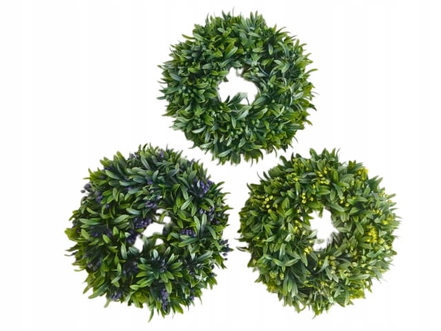 Dekoracyjny wianek wianuszek 31cm Dekoracja Prezent Różne Kolory Jak natura