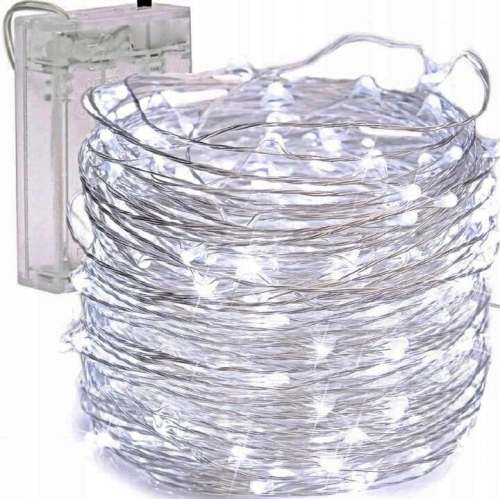 Lampki choinkowe Vipolimex wewnątrz Dekoracja Dekoracyjne Biały Zimny Zimne