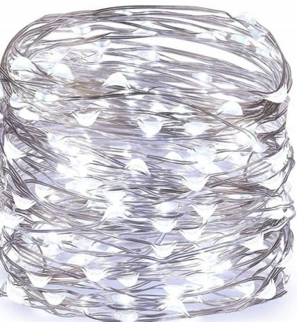 Lampki choinkowe Vipolimex wewnątrz Dekoracja Dekoracyjne Biały Zimny Zimne