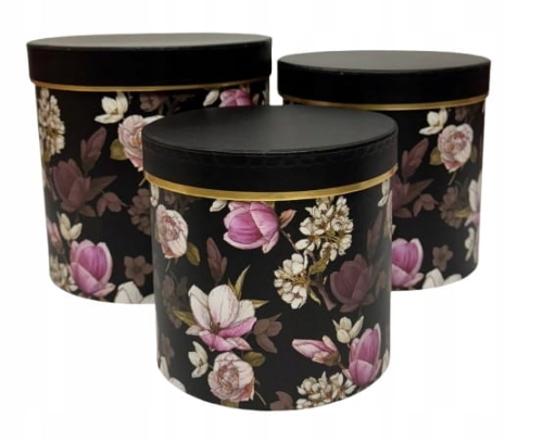 Flower box pudełko zestaw 3w1 kwieciste Kwiatowe Pudełko Prezenotwe Prezent