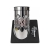 Znicz solarny Paris srebrny 23 cm – 1200 – Krzyż
