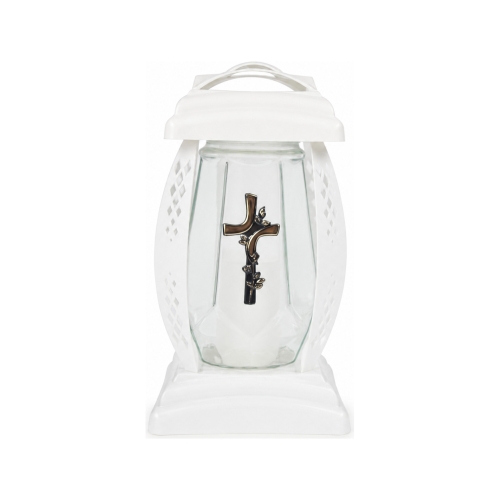 Znicz Cer-Far Kapliczka 28 cm – 1400 – Biały