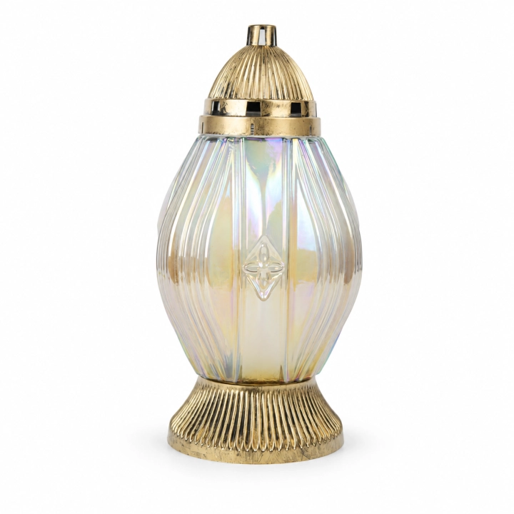 Znicz WR14 28 cm – Bezbarwny iryzujący – złoty