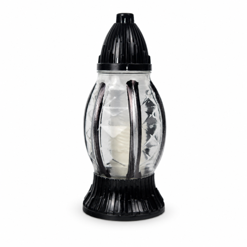 Znicz ZP577U 26 cm – Bezbarwny – czarny