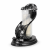 Znicz ZP Lampa Liść 2 23 cm – Bezbarwny – czarny/srebrny
