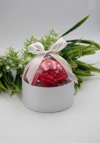 FLOWERBOX KWIATY MYDLANE BUKIET KWIATÓW W PUDEŁKU FLOWER BOX RÓŻE MYDEŁKO