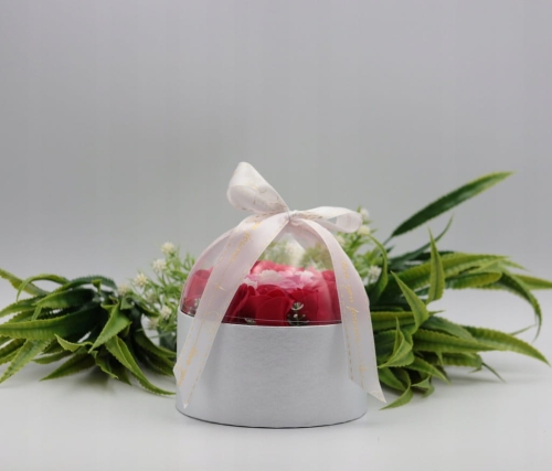 FLOWERBOX KWIATY MYDLANE BUKIET KWIATÓW W PUDEŁKU FLOWER BOX RÓŻE MYDEŁKO