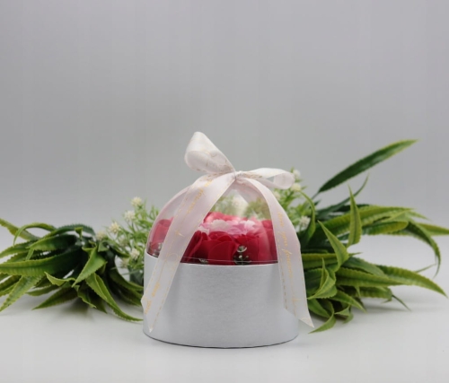 FLOWERBOX KWIATY MYDLANE BUKIET KWIATÓW W PUDEŁKU FLOWER BOX RÓŻE MYDEŁKO