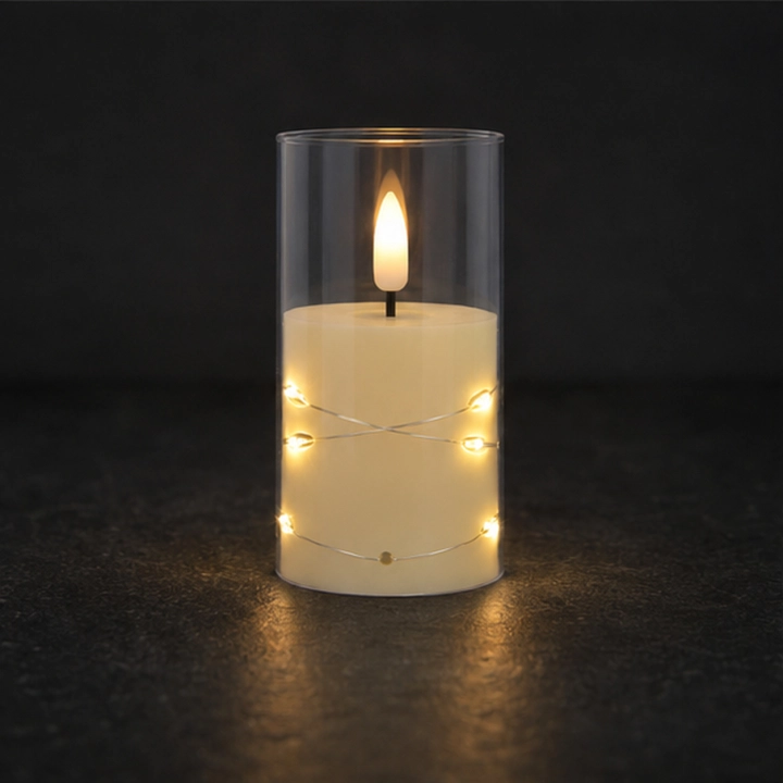 Wkład LED Świeca Subito Łańcuszek Ecru 100 5907646199820 — zdjęcie 3