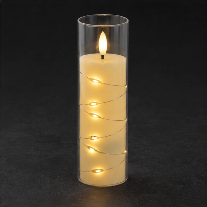 Wkład LED Świeca Subito Łańcuszek Ecru 175 5907646199851 — zdjęcie 4