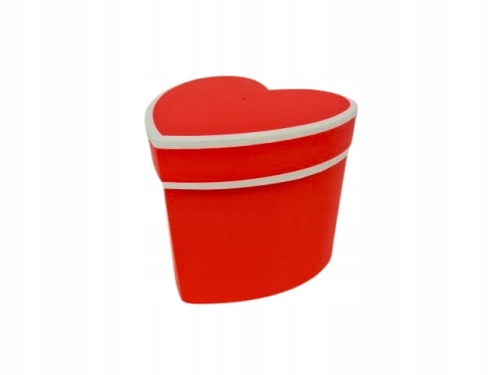 Pudełko Prezentowe Flower Box Serce Czerwone Walentynki Prezent Dzień Kobie