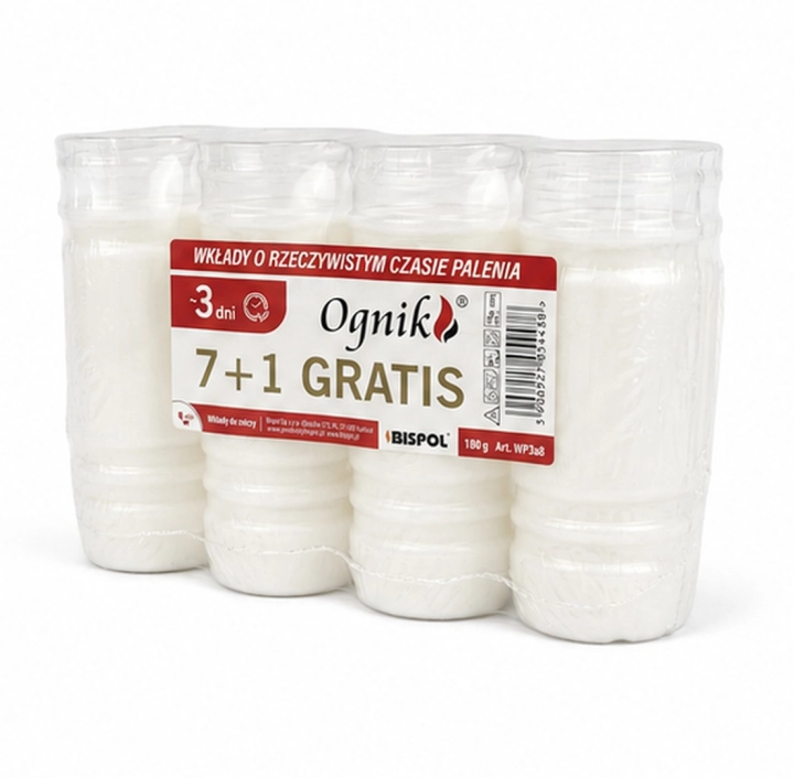 Wkład Parafinowy Ognik 3 7+1  – zdjęcie 3
