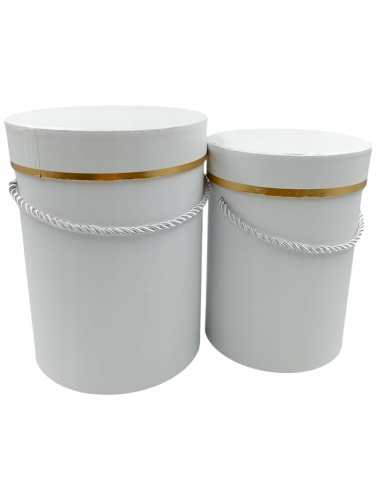 Pudełko Prezentowe FLOWER Box idealne na kwiaty Prezent Owal Wysokie Kobiet