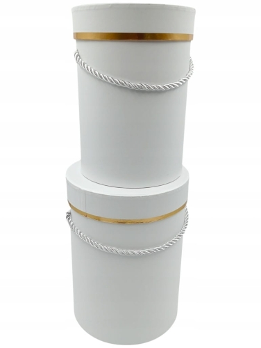 Pudełko Prezentowe FLOWER Box idealne na kwiaty Prezent Owal Wysokie Kobiet