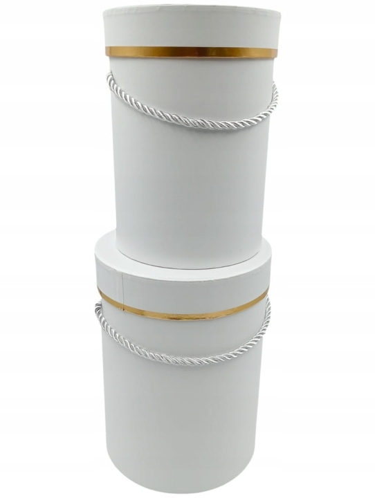 Pudełko Prezentowe FLOWER Box idealne na kwiaty Prezent Owal Wysokie Kobiet