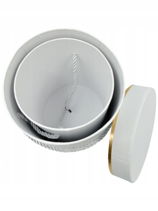 Pudełko Prezentowe FLOWER Box idealne na kwiaty Prezent Owal Wysokie Kobiet