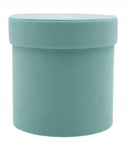 Flower Box Pudełko PREZENTOWE WELUR WELUROWE ZAMSZ ZAMSZOWE PREZENT