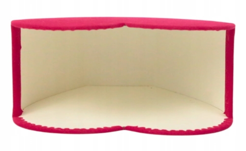 Flower box pudełko na kwiaty serduszko czerwony welurowy Prezent Prezentowe