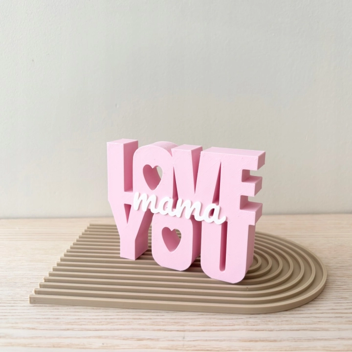 PIĘKNA DEKORACJA NAPIS LOVE YOU KOCHAM CIĘ RÓŻNE KOLORY PREZENT MAMA MAMY