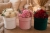 Flower Box welurowy ciemnozielony 11,5cm pudełko zamszowe na kwiaty prezent
