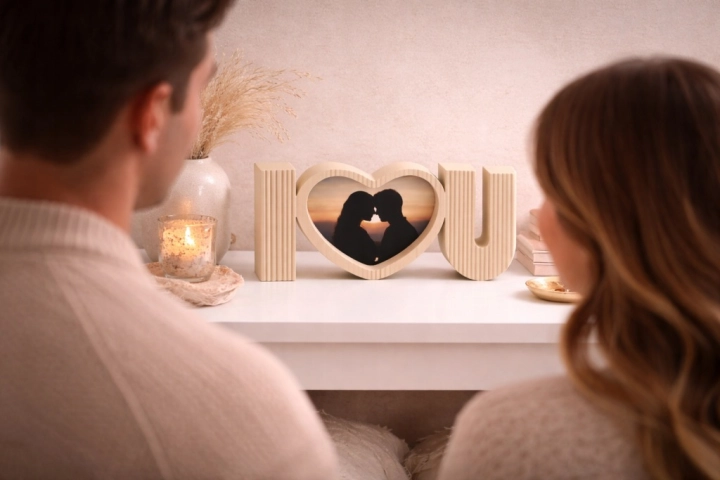 PIĘKNA RAMKA NA ZDJECIE I LOVE YOU PREZENT ZE ZDJECIEM DUŻO KOLORÓW PREMIUM