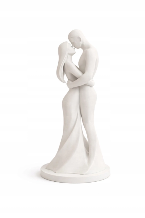 Piękna Dekoracyjna Romantyczna Figurka Figura 15cm Para Zakochani Nowożeńcy