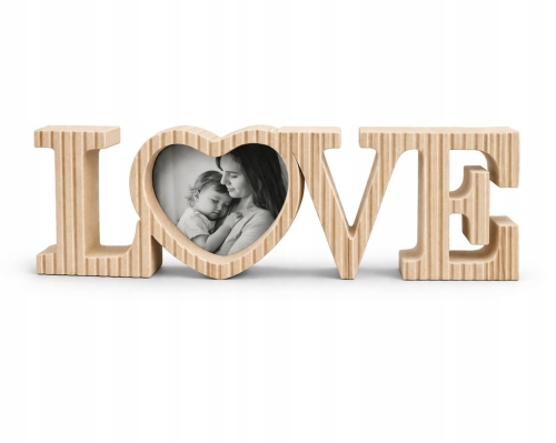 Napis dekoracyjny 25CM love Ramka na zdjęcia zdjęcię Miłóść Prezent Kobiet
