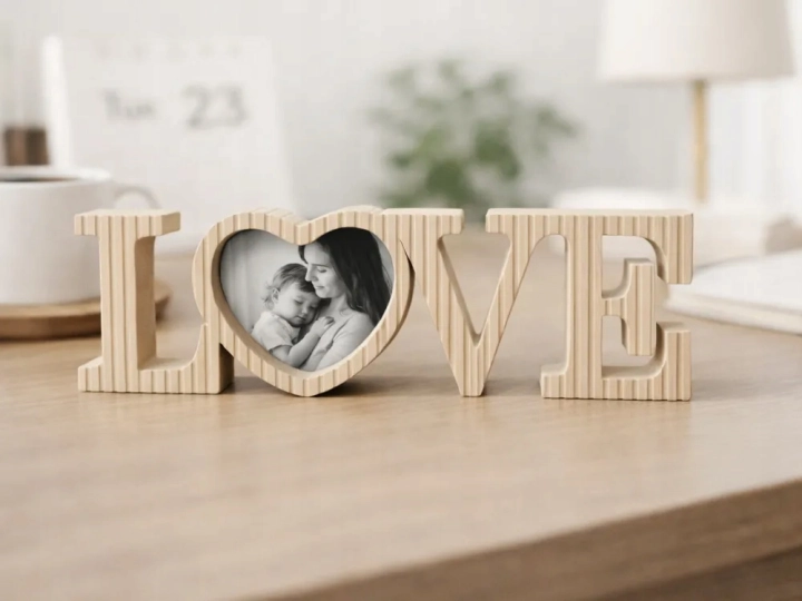 Napis dekoracyjny 25CM love Ramka na zdjęcia zdjęcię Miłóść Prezent Kobiet