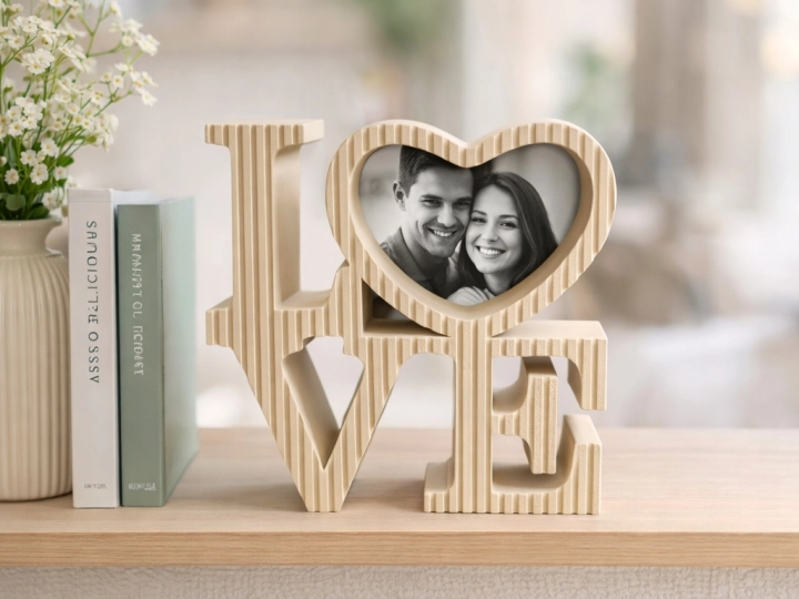 Napis dekoracyjny 24,5CM love Ramka na zdjęcia zdjęcię Miłóść Prezent Kobie
