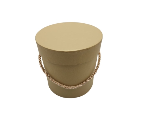 Pudełko Prezentowe Flower Box Walentynki Pomysł na Prezent Złote Szampanowy