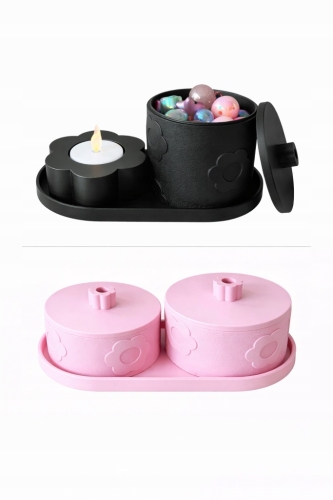 Piękny dekoracyjny organizer na biurko do ozdoby tealight Ozdoba Domu Dekor