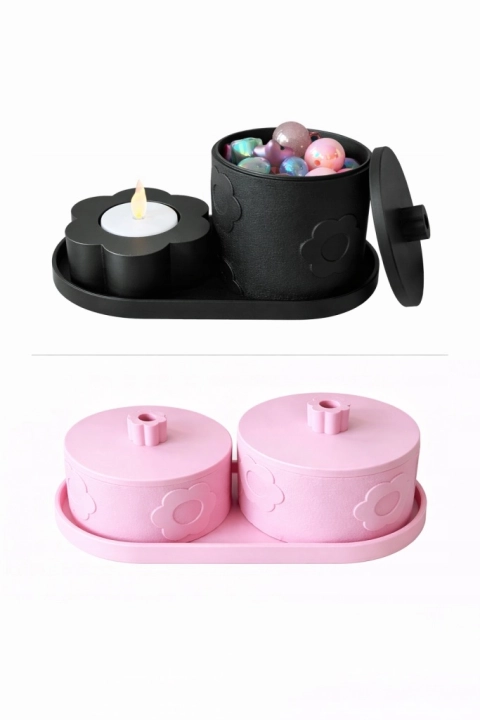 Piękny dekoracyjny organizer na biurko do ozdoby tealight Ozdoba Domu Dekor