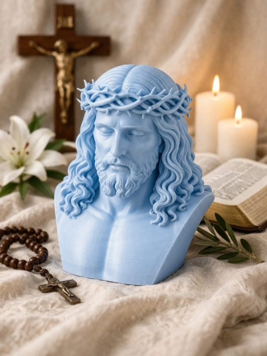 Figurka Figura Popiersie Jezusa Chrystusa Do kapliczki Na grób Piękna