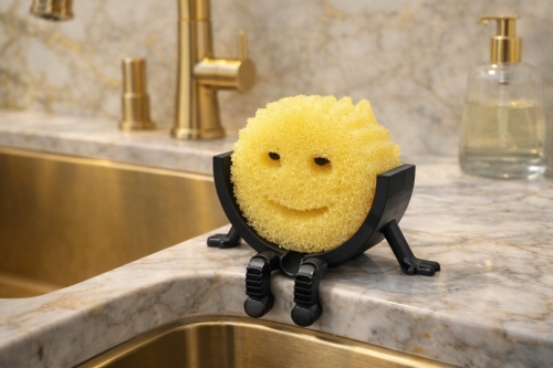 Pojemnik na gąbkę ludzik Scrub Daddy holder zlew Akcesoria Prezent uchwyt