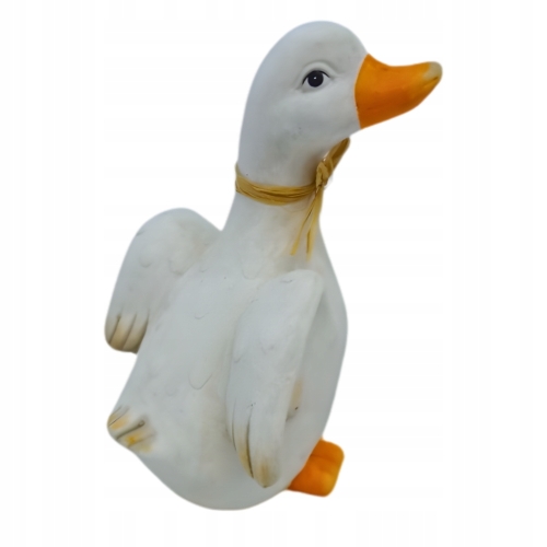 Piękna Dekoracyjna Figurka Kaczka Gęś Dekoracja Duża Ciężka Premium 32cm