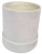 Flower Box welurowy biały 11,5cm pudełko zamszowe kwiaty prezent elegancki