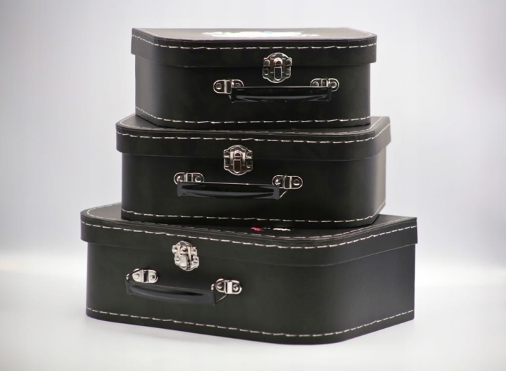 Flower box na kwiaty Pudełko Prezenowe zestaw 3 walizka Pomysł na Prezent