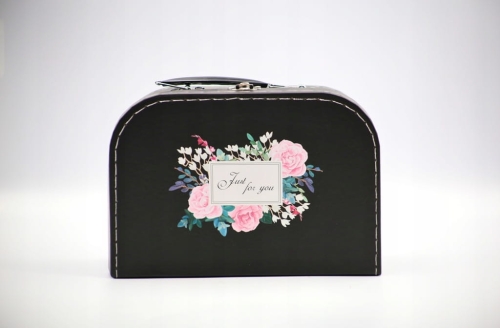 Flower box na kwiaty Pudełko Prezenowe zestaw 3 walizka Pomysł na Prezent