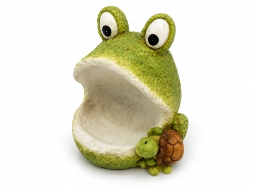 Piękna Dekoracyjna Figurka Figura Żaby Żaba 40cm żołw Do ogrodu domu Premiu