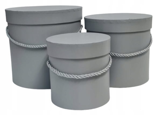 Zestaw 3 Pudełek Prezentowych Flower Box Walentynki Pomysł na Prezent