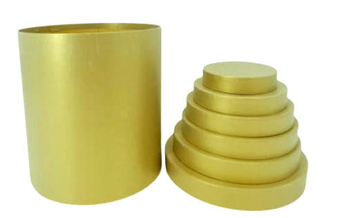 Zestaw 6 Pudełek Prezentowych 6w1 Komplet 6 Duże Flower Box Boxy Złote Duży